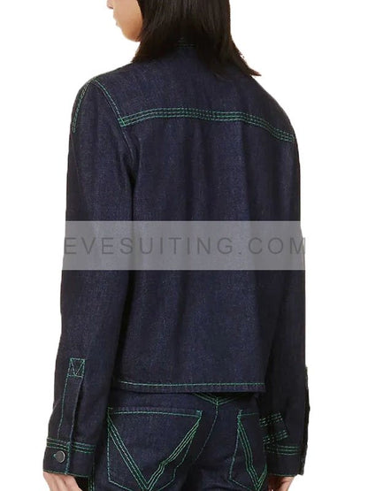 Claim To Fame Joe Jonas Jean Blue Denim Jacket For Men's