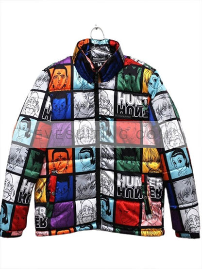 Mens Hunter X Hunter Puffer Jacket