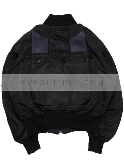Men's Issey Miyake Bomber Black Jacket