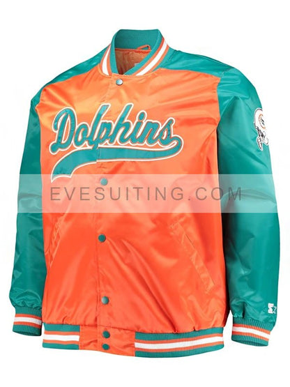 Men’s Orange Miami Dolphins Starter Jacket