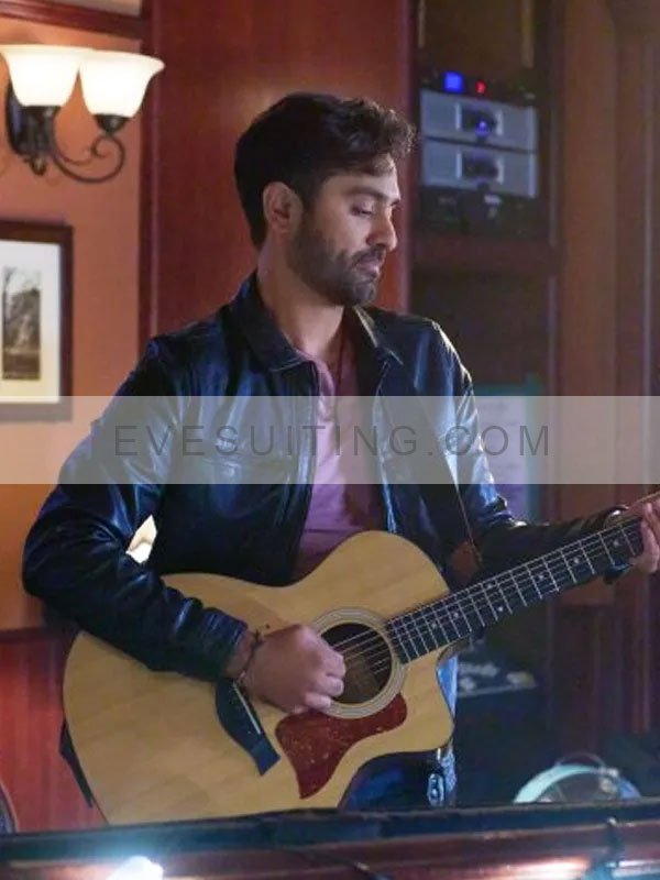 Michael Roy Movie My Dreams Of You 2024 Kapil Talwalkar Black Leather Jacket