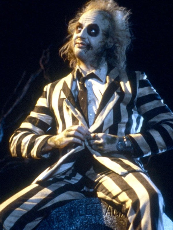 Michael Keaton Beetlejuice 2024 Halloween Costume Suit