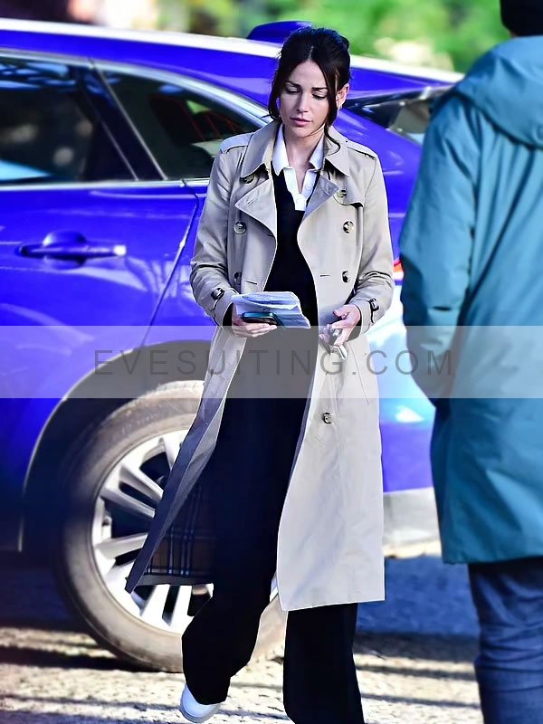 Michelle Keegan Beige Coat