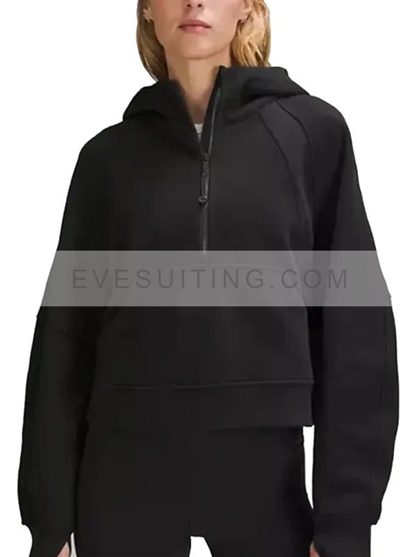 Michelle Keegan Fool Me Once 2024 Maya Stern Black Fleece Hoodie