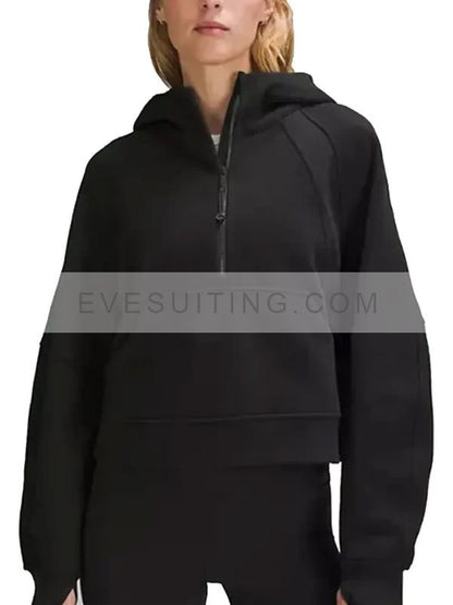 Michelle Keegan Fool Me Once 2024 Maya Stern Black Fleece Hoodie