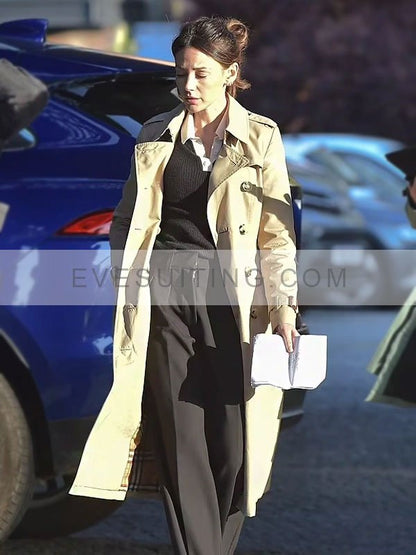 Michelle Keegan Fool Me Once Season 1 Beige Coat