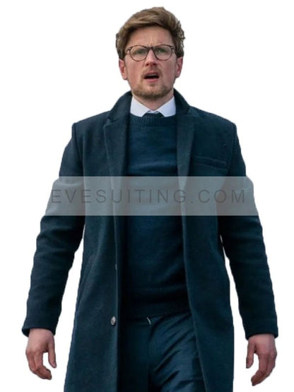 Mikkel Boe Folsgaard Borgen Power & Glory Trench Coat