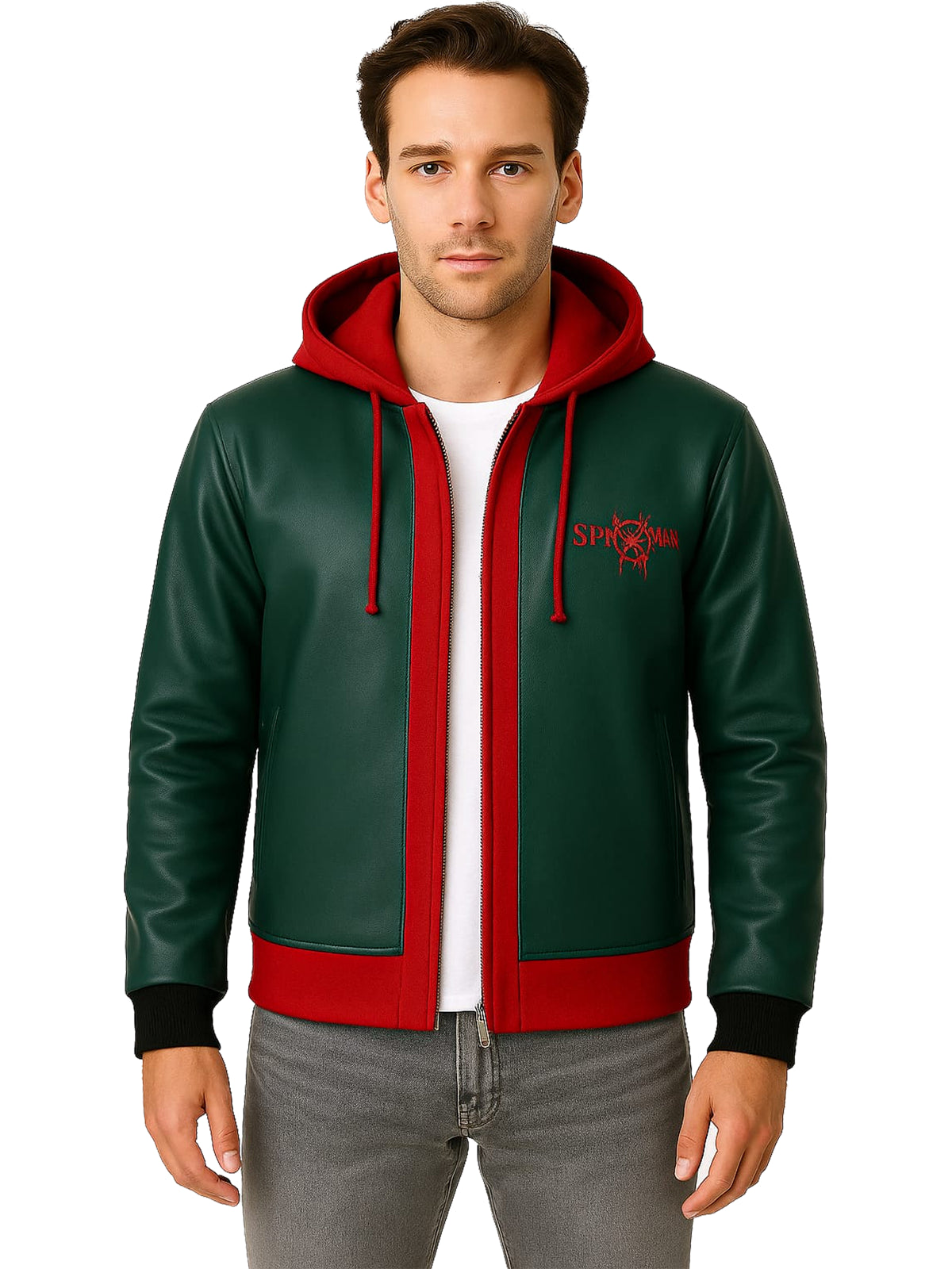 Miles Morales green bomber jacket