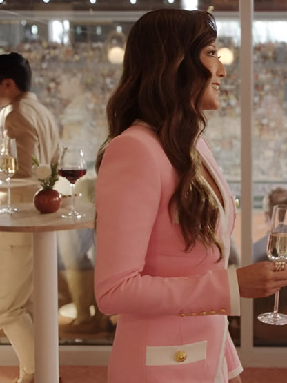 Mindy Chen Pink Coat