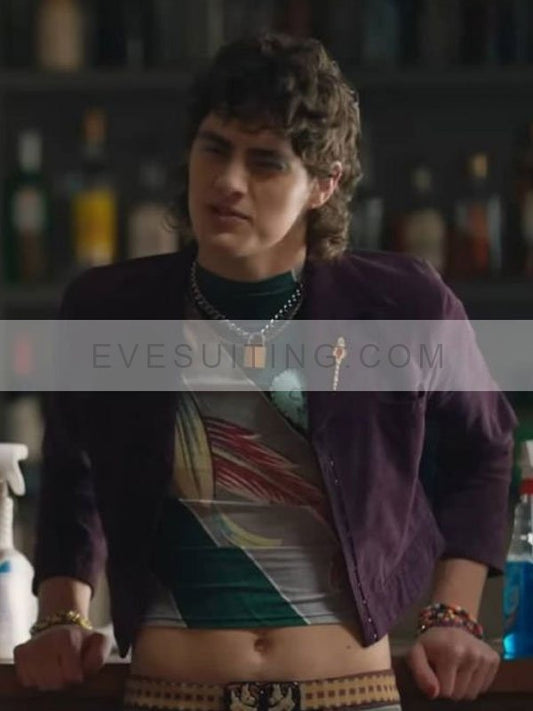 Mingus Queer As Folk 2022 Cropped Purple Jacket