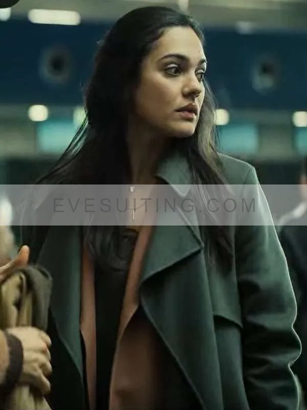 Mira The Signal Season 1 Grey Trench Coat