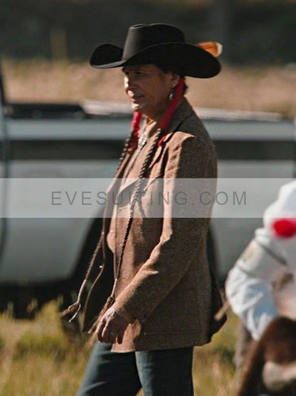 Mo Brings Plenty Tv Series Yellowstone S05 Blazer Coat