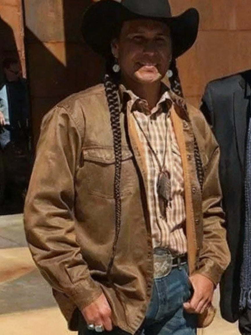 Mo Brings Plenty Yellowstone Season 4 Brown Jacket