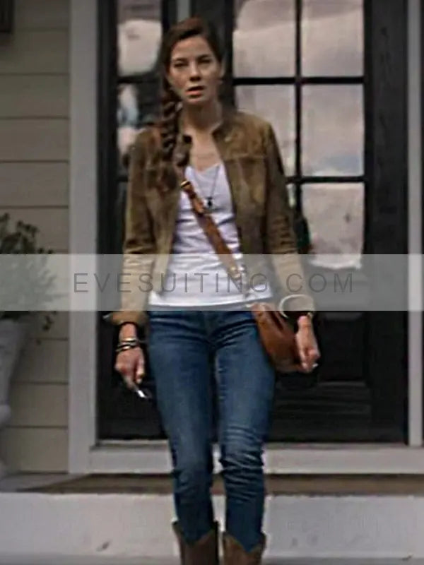 Monaghan Echoes 2022 Leni and Gina Suede Leather Jacket