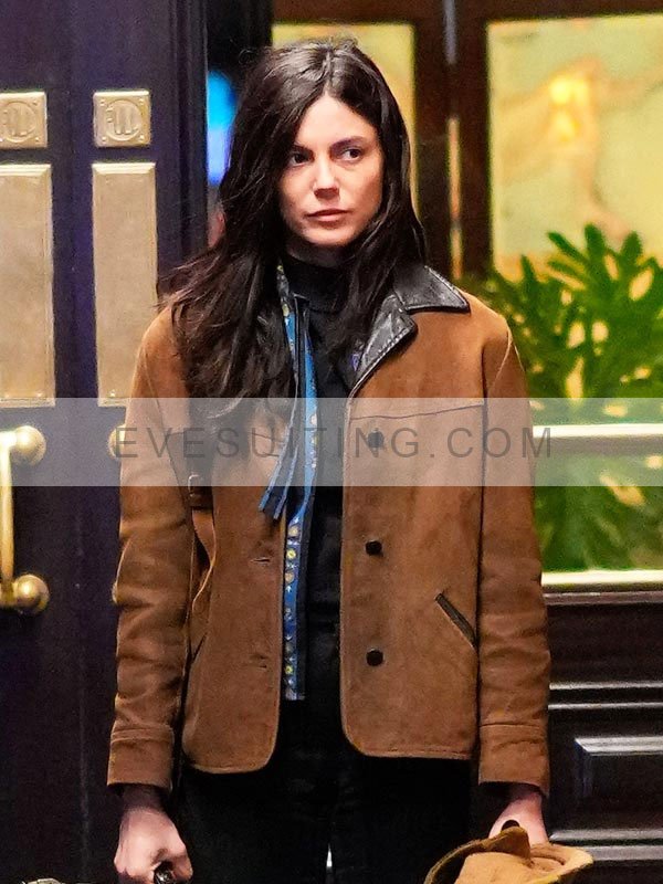 Monica Barbaro A Complete Unknown Suede Leather Jacket