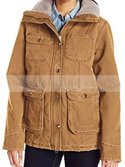 Monica Dutton Yellowstone Season 2 Brown Jacket