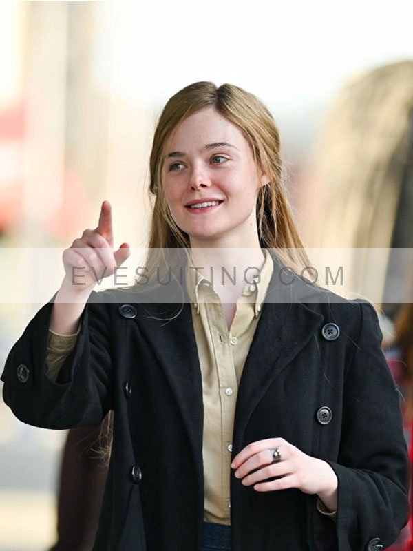 Movie A Complete Unknown Elle Fanning Black Coat