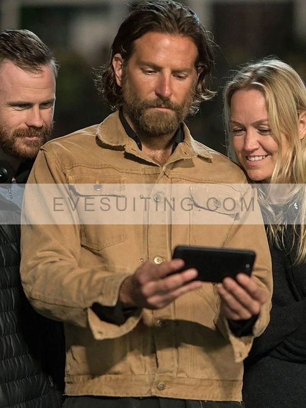 Movie A Star Is Born Cotton Beige Jacket