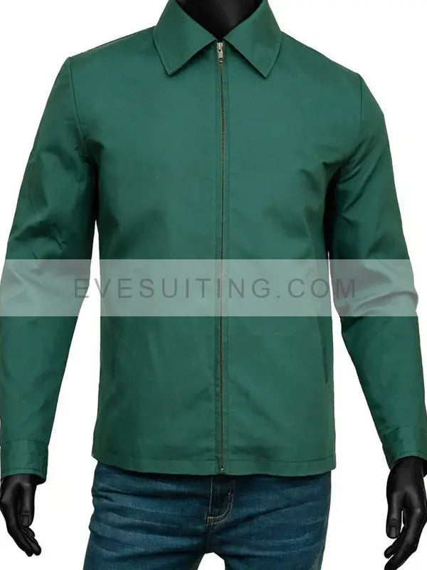 Movie Bullet Train Ladybug Green Zip-up Jacket