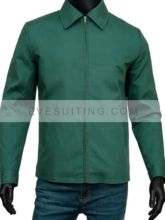 Movie Bullet Train Ladybug Green Zip-up Jacket