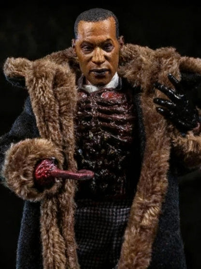 Movie Candyman Anthony McCoy Shearling Long Coat