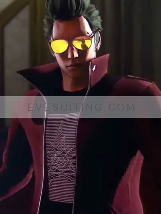 Travis Touchdown No More Heroes III Maroon Jacket