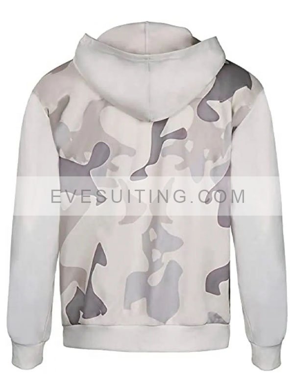 Movie The Lost City 2022 Alan Camo Fleece Hoodie