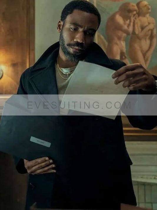 Mr. & Mrs. Smith 2024 John Smith Black Peacoat