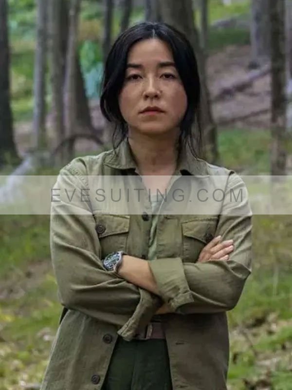 Mr. & Mrs. Smith 2024 Maya Erskine Green Jacket