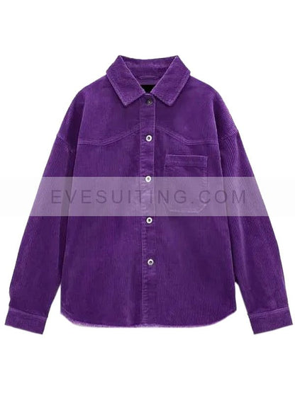 Ms. Marvel Kamala Khan Corduroy Purple Jacket