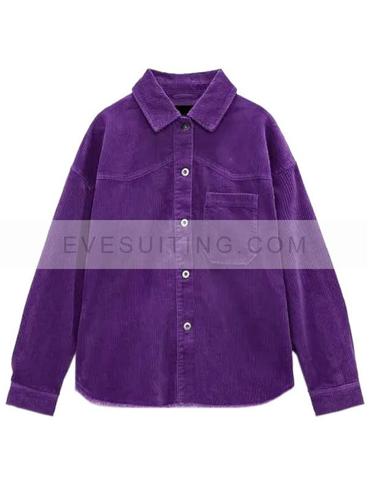 Ms. Marvel Kamala Khan Corduroy Purple Jacket
