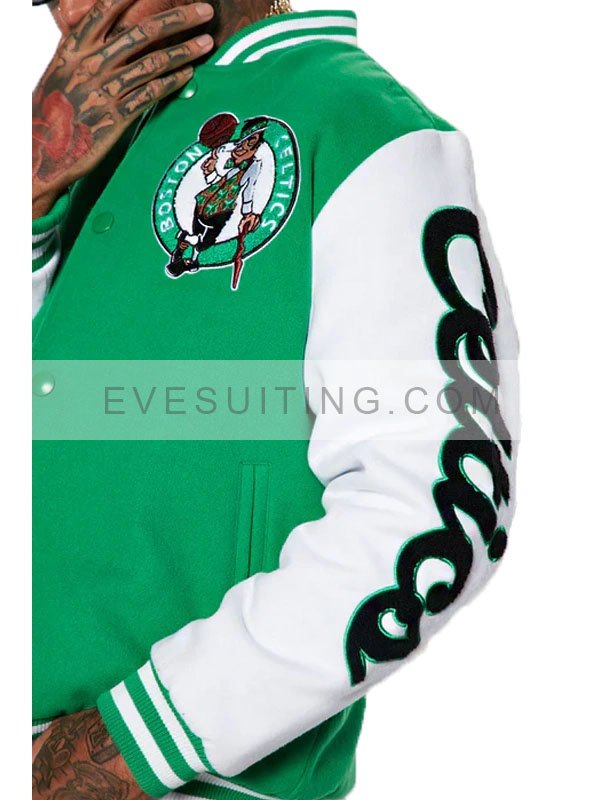 NBA Boston Celtics Wool Varsity Jacket