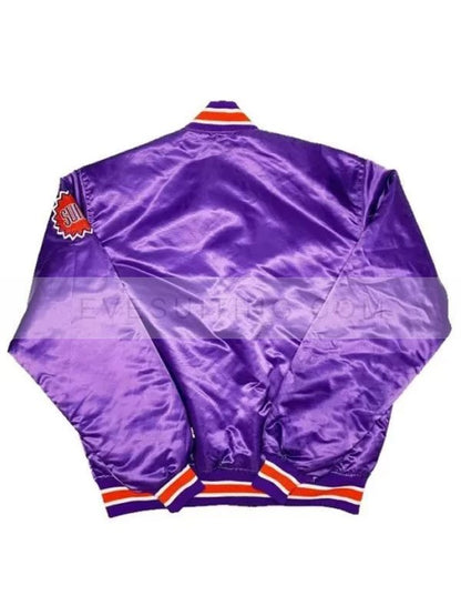 NBA Phoenix Suns Starter Vtg Rare Varsity Bomber Jacket