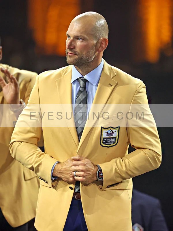 NFL 2023 Pro Football Hall of Fame Gold Buttoned Blazer