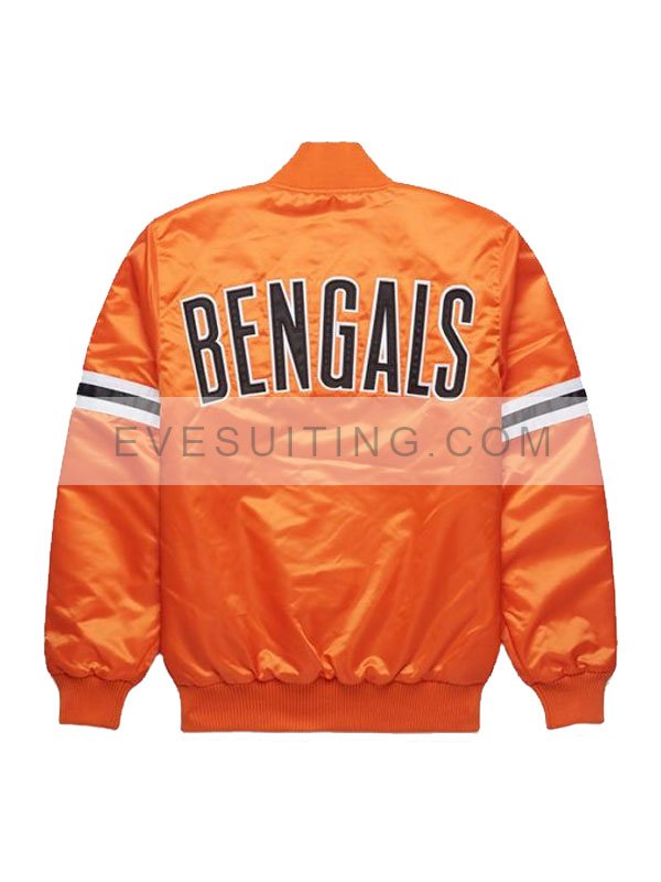 NFL Cincinnati Bengals Starter Bomber Varsity Jacket