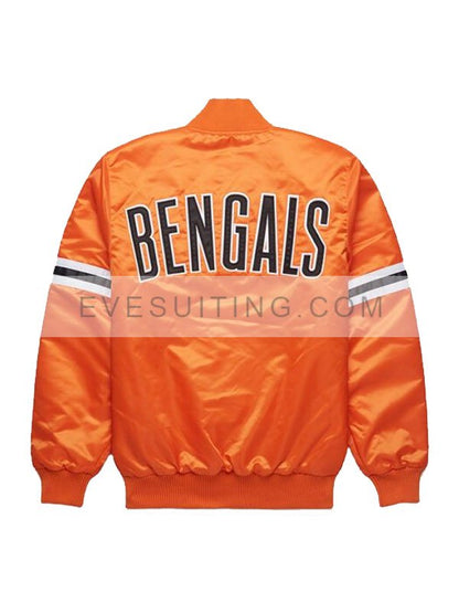 NFL Cincinnati Bengals Starter Bomber Varsity Jacket