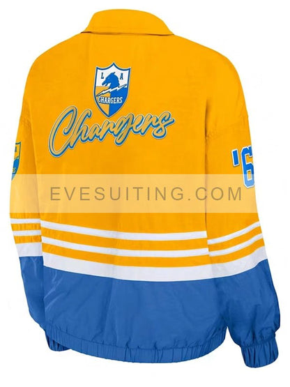 NFL Los Angeles Chargers Erin Andrews Windbreaker Polyester Jacket