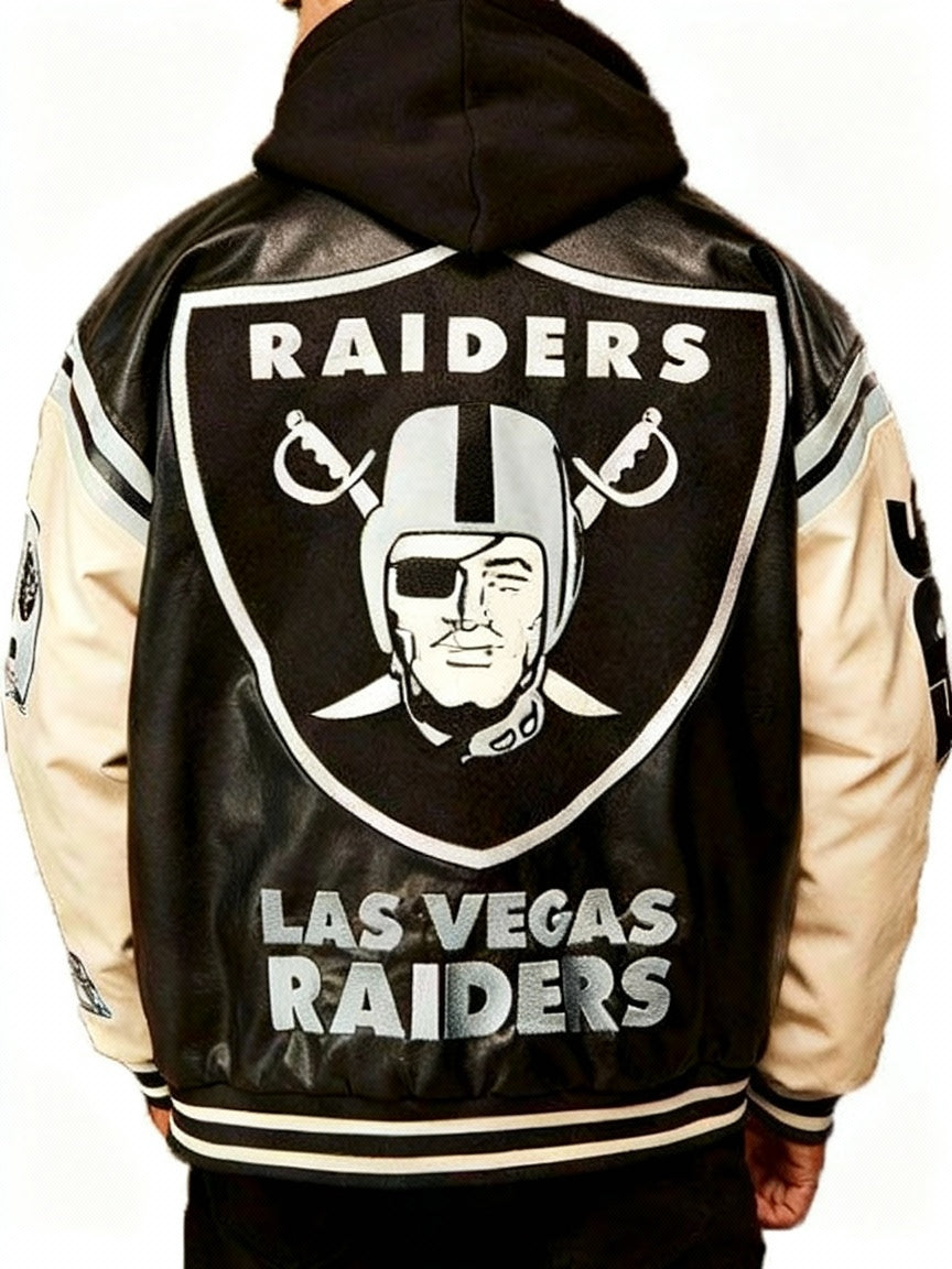 NFL Oversized Las Vegas Raiders Bomber Jacket