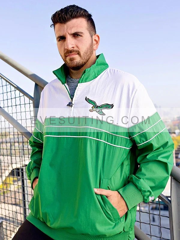 NFL Starter Philadelphia Eagles Kelly Green Jacket