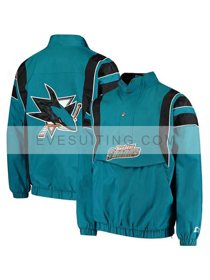 NHL San Jose Sharks Blue Starter Jacket
