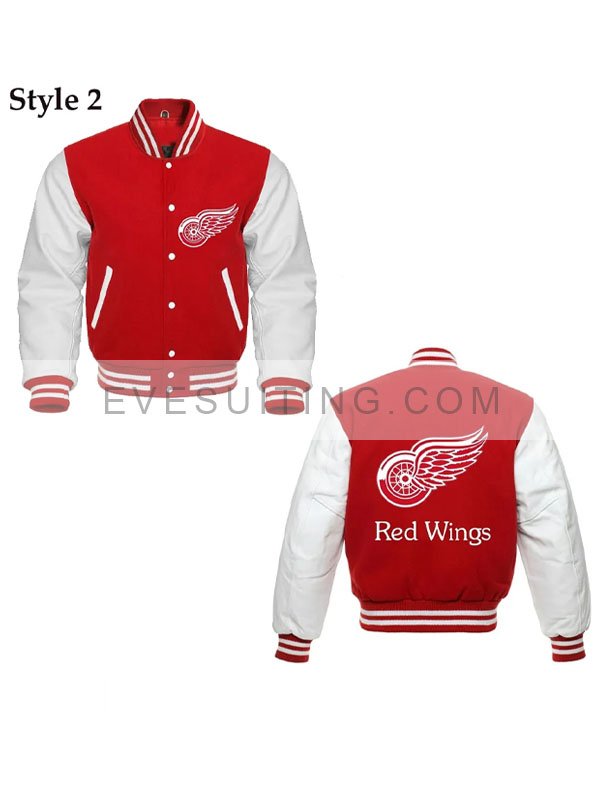 NHL Wings Varsity Jacket