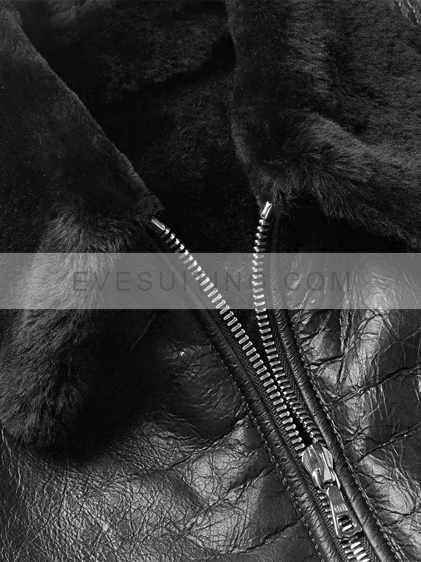 NN07 Rowan Shearling Trimmed Jacket