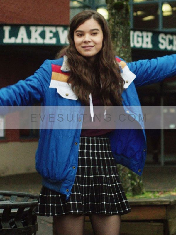 Nadine Hailee Steinfeld The Edge Of Seventeen Blue Jacket