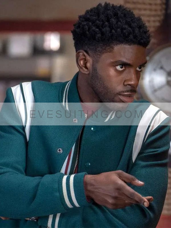 Nancy Drew Tom Swift Tian Richards Bomber Wool Green Jacket