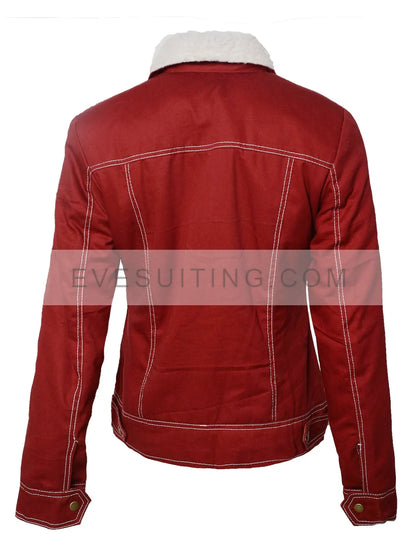 Natalia Dyer Red Jacket