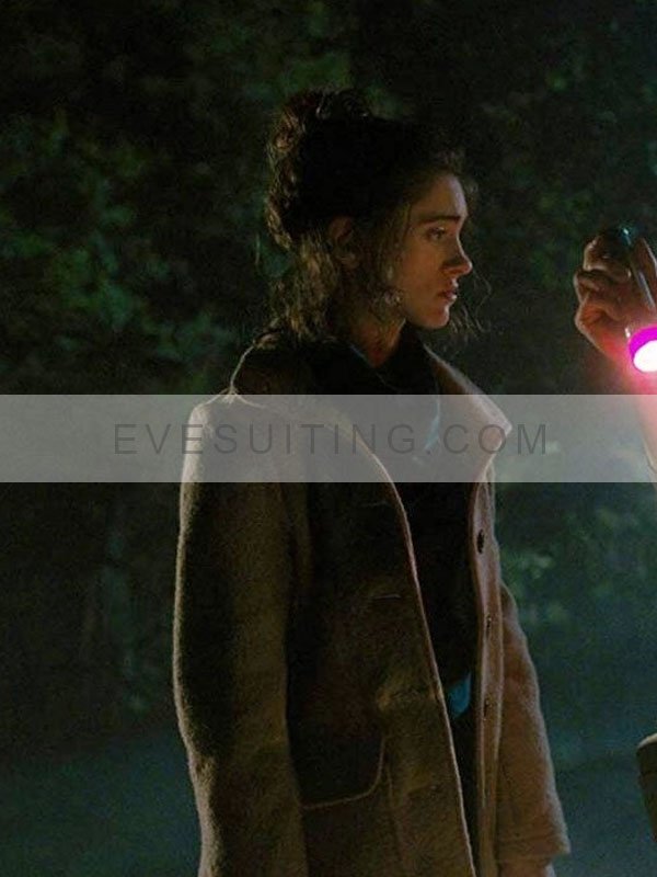 Natalia Dyer Stranger Things S03 Wool Coat