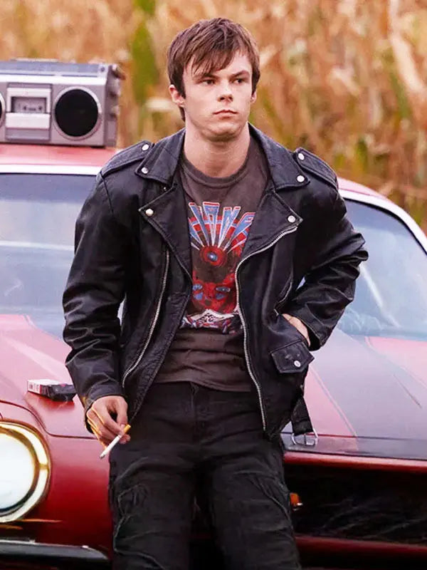 Nathan Williams Brave the Dark 2025 Black Leather Jacket