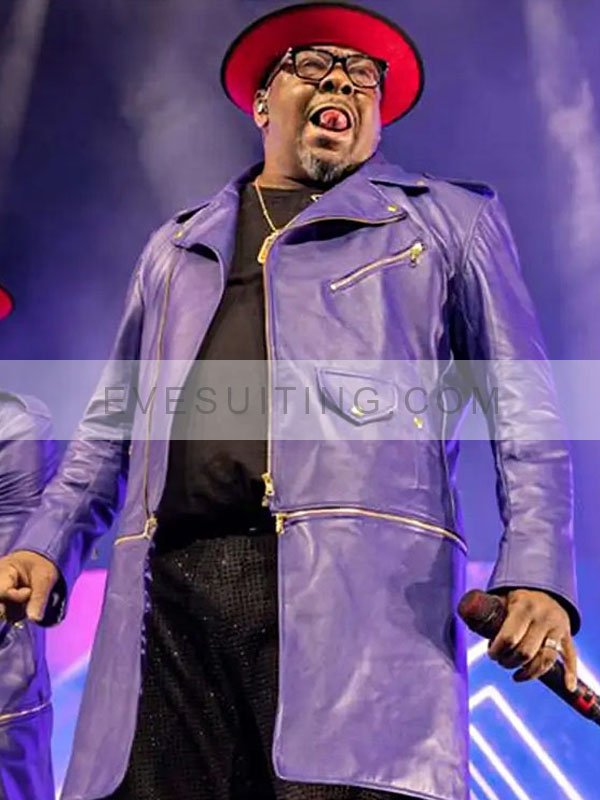 New Edition Legacy On Tour Purple Coat