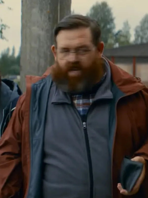 Nick Frost Brown Jacket