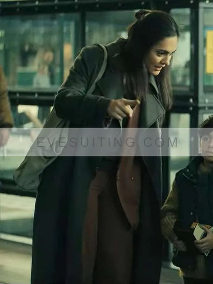 Nilam Farooq TV Series The Signal 2024 Mira Grey Trench Wool Coat